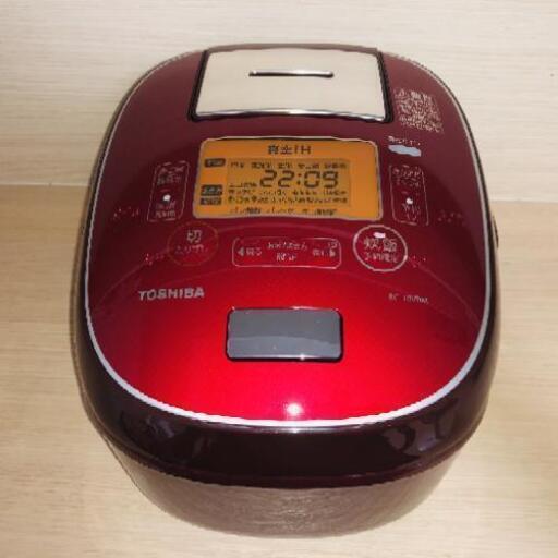 \u003c新品\u003e炊飯器　5.5号炊き　TOSHIBA RC-10VRMディープレッド