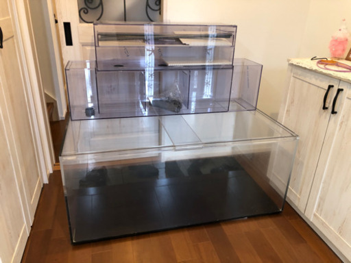 1200×700×500 大型上部アクリル水槽セット　底面ブラック