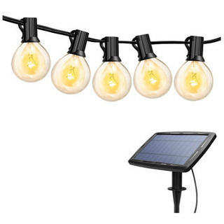 新品未使用 充電器ソーラーライトストリング 防雨型 予備電球2個...