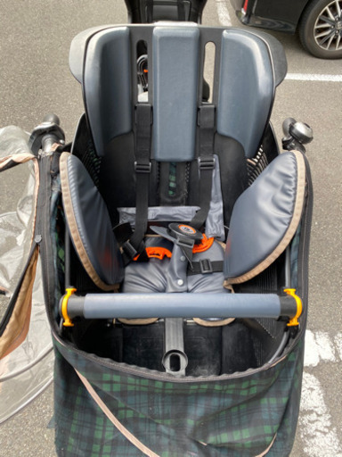 値下げしました☆子乗せ　3人乗り　自転車　非電動　ハンドルロック