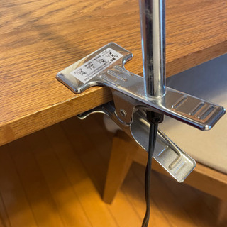 卓上ライト　クリップ付きの画像