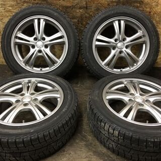 【YOKOHAMA ice GUARD iG50 215/55R17】スタッドレス【STRANGER 社外 17インチ 7J5HPCD114.3+53】オデッセイ ヴェゼル等　(VTI305) クレジットカード QR決済可能