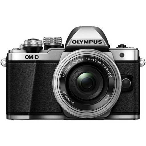OLYMPUS OM−D E−M10 OM-D E-M10 シルバー ミラーレス一眼　レンズキット