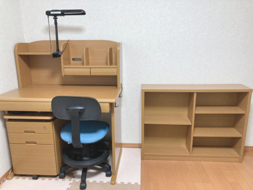 【美品】学習机＆本棚
