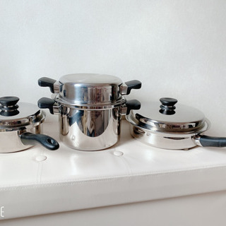 アムウェイフライパン、シチューパン3点セット！！