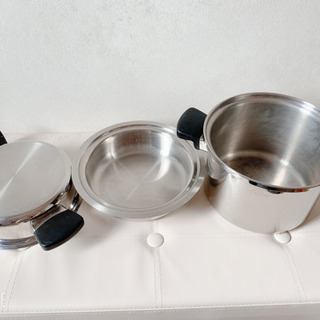 アムウェイフライパン、シチューパン3点セット！！