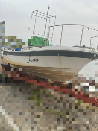 動画あり　FW21 現役バリバリ！YAMAHAプレジャーボート　船体YAMAHA エンジンヤマハ60馬力　最高速度23ノットぐらいでてます。