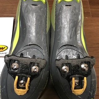 ロードバイク用　ビンディングシューズ　ペダル　セットの画像