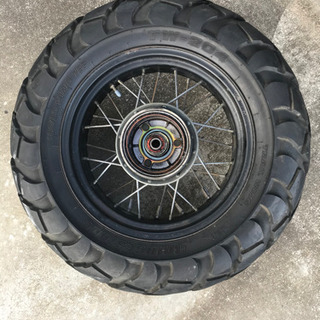 【引き取り者決定】tw200  tw225 タイヤホイルセット　後輪　