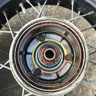 【引き取り者決定】tw200  tw225 タイヤホイルセット　後輪　の画像