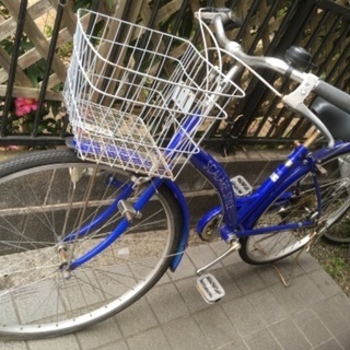 27インチ　ギヤ付き中古自転車