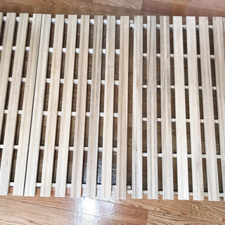 (取り先決定)桐すのこベッド　シングルサイズの画像