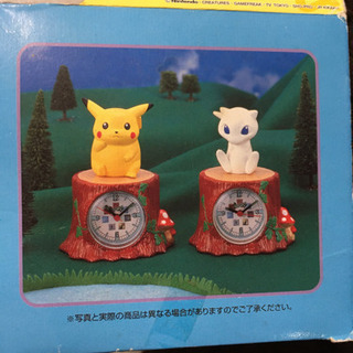 【新品未使用】ピカチュウ　置き時計の画像