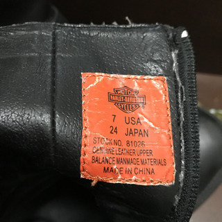 ハーレーダビッドソンブーツ　の画像