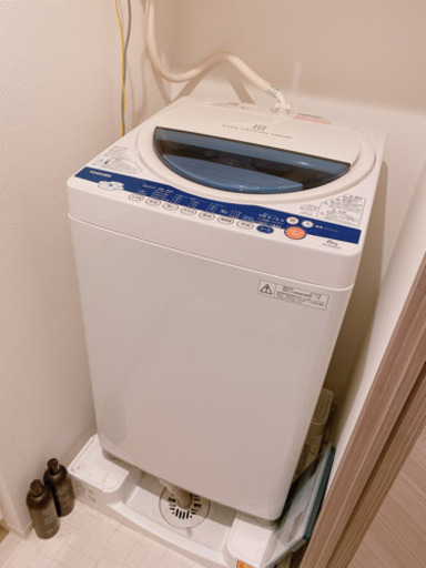 《1000円/千円》TOSHIBA 洗濯機 6kg
