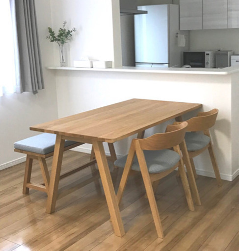 unico ELEMT ダイニングテーブルセット(使用期間3ヶ月)