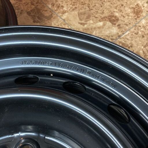 新車外し★トヨタ 純正 ハイエース 200系 鉄ホイール 15X6.0J PCD 139.7 6穴 +35