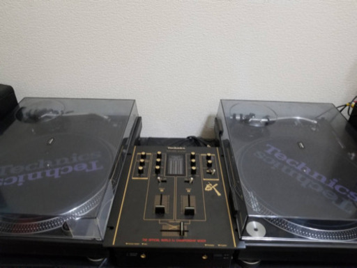 テクニクスターンテーブルSL-1200MK3D 2台&ミキサーSH-EX1200セット(針付き)