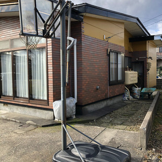 バスケットゴール.屋外で使用。まだまだ使えます。の画像