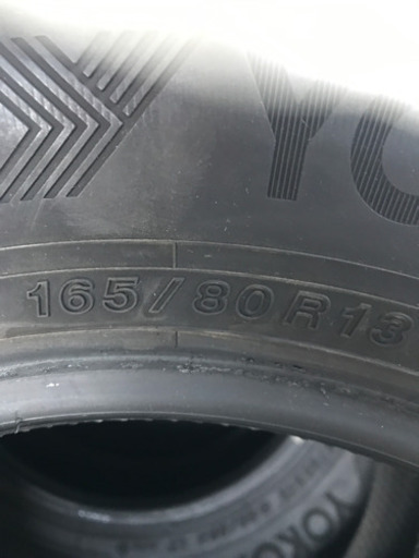 ヨコハマのスタッドレス4本セット　165/80R13