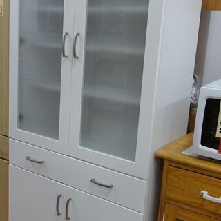 NITORI/ニトリ キッチンボード 食器棚 コパン COPAIN80DB-WH ホワイト