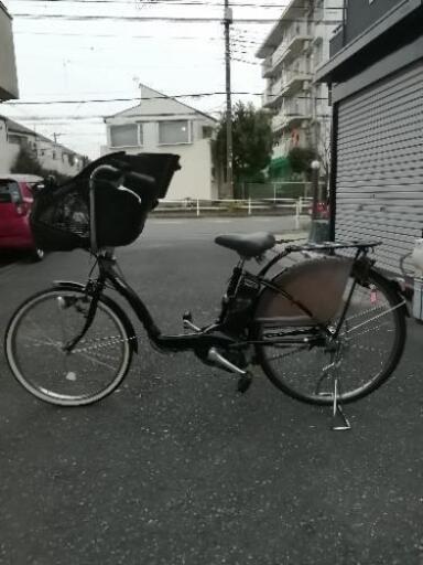 商談中!　バッテリー2個付けます!　Panasonic　電動アシスト自転車　ギュット　ブラック　選べるリアオプション