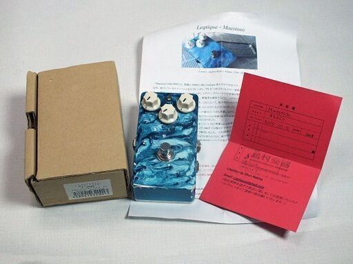 【苫小牧バナナ】Leqtique/レクティーク ギター用 エフェクター オーバードライブ Maestoso 大人気「Maestro Antique Revised」の後継モデル！