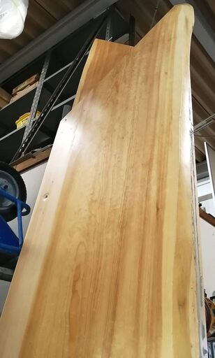 ☆USED☆カウンター無垢材 W約3,700mm D約700mm H約65mm ☆取りに来られる方のみ! 80,000円☆店舗、レスト