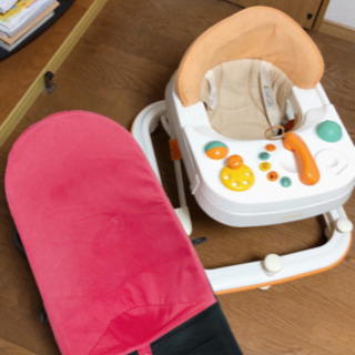無料で提供いたします^_^ コンビの歩行器＆ベビーバウンサー