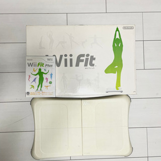【譲ります】Wiiボード+Wii fit plusセット(本体も...