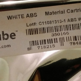  3D Systems 3Dプリンタ Cube用ABSフィラメント White 白の画像