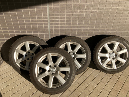 アウディ、VW用スタッドレス、アルミホイールセット、225/50R17