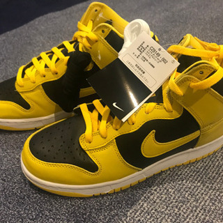 NIKE DUNK HIGH BLACK VARSITY MAIZE 27cm ナイキ ダンク