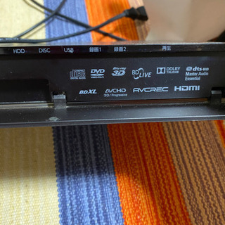 東芝REGZA ブルーレイレコーダー2番組同時録画の画像