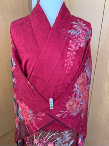 振袖　美品　赤　成人式