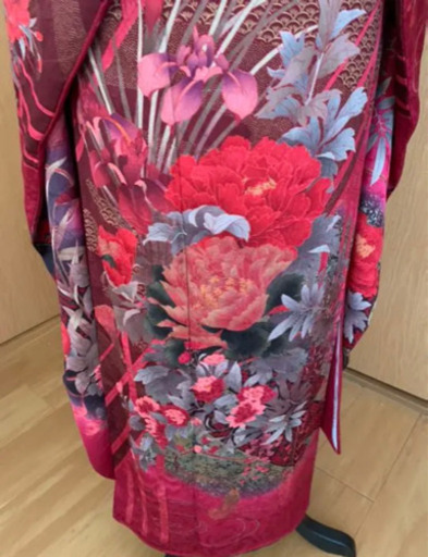 振袖　美品　赤　成人式