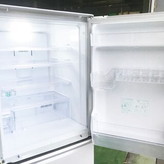 札幌市◆SHARP / プラズマクラスタ―搭載 350L 3ドア 中型 冷凍冷蔵庫◆ シャープ SJ-PW35A 核家族 どっちもドア 左右 両開き