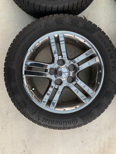 195/60R16 スタッドレスホイールセット　日産セレナのC25,C26,C27 に