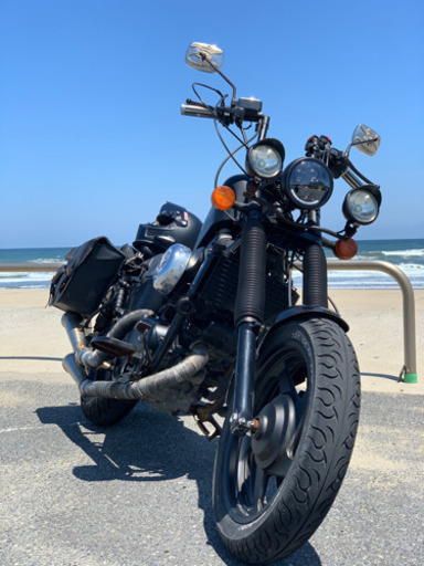 ホンダ　マグナ250 V-TWIN MAGNA フルカスタム　マットブラック　ワンオフ