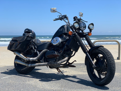 ホンダ　マグナ250 V-TWIN MAGNA フルカスタム　マットブラック　ワンオフ