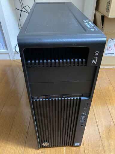 中古デスクトップパソコン ミドルタワーデスクトップ HP Z440 WORKSTATION  SSD256GB メモリ16GB DVD-ROM Xeon Windows 10 Pro 有線LAN 中古パソコン
