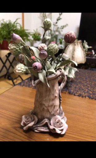 粘土細工のお花