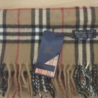 BURBERRYのマフラーの画像