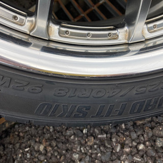 受付終了 憧れの18インチ 手渡し限定。BL5 work xsa ワークイクサ戦18