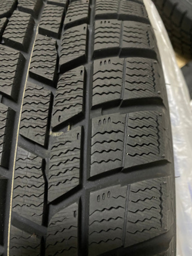 スバル車等　スタッドレスホイールタイヤセット４本バリ山