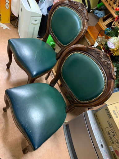 アンティークチェア ひび割れあり オシャレ  しげん屋