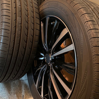 セレブロWF5の16インチアルミホイール＆ヨコハマブルーアース205/60R16 中古４本セットの画像