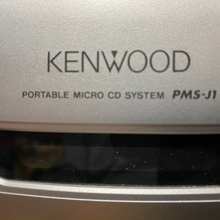 KENWOOD、CDラジオカセット、ジャンクの画像