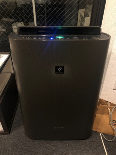 シャープ SHARP 加湿器 プラズマクラスター7000 KC-J50-H グレー ( 空気清浄23畳 加湿14畳 ) KC-J50H 抗菌 除電 脱臭 ウイルス ホコリ PM2.5対応 乾燥対策 KC-H50 の後継 レビューCP500