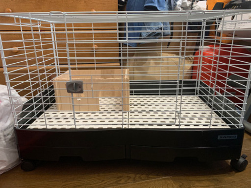 三晃商会 SANKO うさぎ ケージ☆樹脂ステージ付き